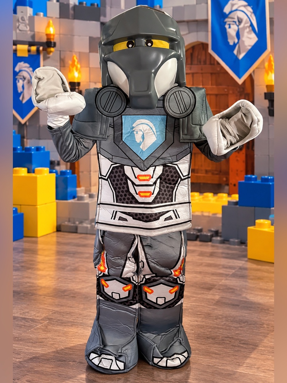LEGO Nexo Knights Lance Prestige Child Costume Superhero Costume Boys Small
